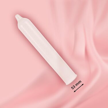 Презервативи Secura Extra Fun, упаковка з 48 шт. - 48 презервативів з шипами для безгормональної контрацепції для чоловіків, з шипами для посилення стимуляції, 48 шт. (1 упаковка)