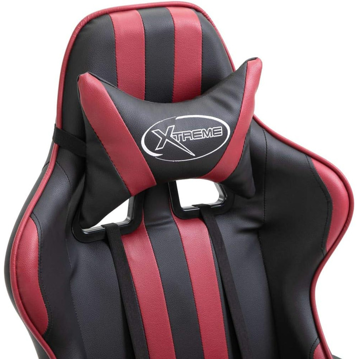 Ігрове крісло, офісне крісло, ігрове крісло, обертове крісло, робоче крісло, бордова штучна шкіра