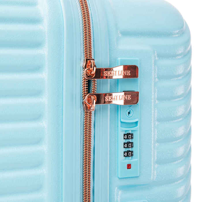 Валіза Semi Line 20' (S) Light Blue (T5728-1)
