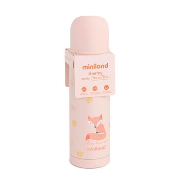Термопляшка Miniland Thermy Candy 500 мл. Високоякісна термопляшка з нержавіючої сталі для збереження рідин гарячими або холодними більше 24 годин.