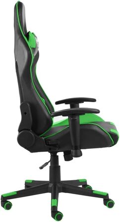 Ігрове крісло, обертове крісло, офісне крісло, зелене, ПВХ