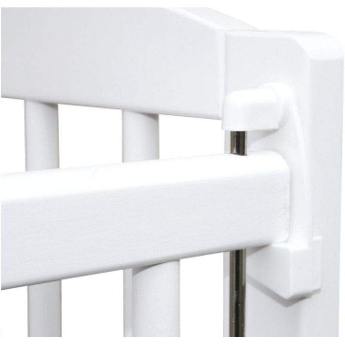 Дитяче ліжко/Біле ліжко/Ліжко для малюків 2-в-1 Micoland 120x60 см з матрацом білого кольору