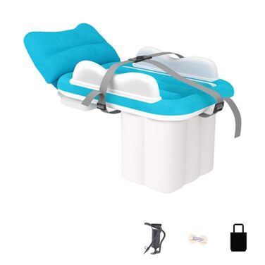 Легке надувне дитяче ліжечко, м&39який флок, регулюється для автокрісел, легке надування та здування, компактне для транспортування, портативний дитячий надувний матрац