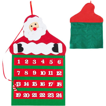 Тканинний адвент-календар з 24 кишенями Shenrongtong