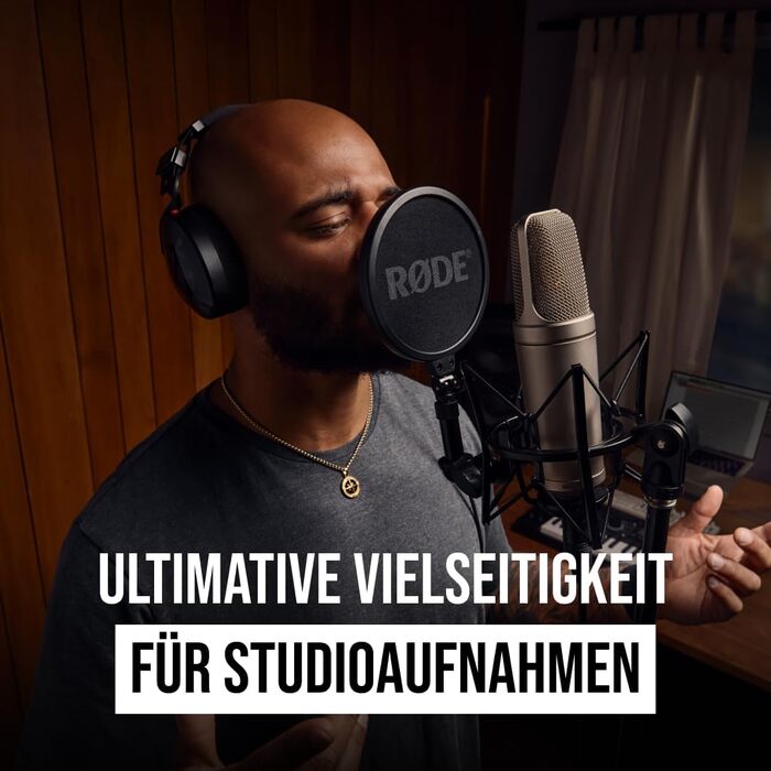 �DE NT2-A Універсальний конденсаторний мікрофон з великою діафрагмою зі змінною полярністю, попереднім ослабленням і фільтром висо