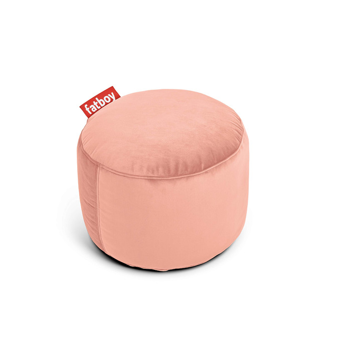 Крісло-мішок Fatboy Point Velvet з оксамитового сидіння для приміщень - Перлинно-рожевий (Перлинно-рожевий)