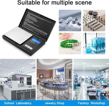 Кишенькові ваги 200г/0, 01г - цифрові кишенькові ваги Ascher, 200 х 0, 01 г, кишенькові ваги дрібної шкали цифрові ваги золота шка