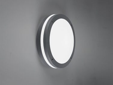 Стельовий світильник Trio LED Piave 676960142 для вулиці, антрацитовий пластик, LED 12 Вт, з датчиком руху