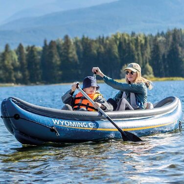 Надувний каяк Wyoming C2, 2-місний, синій, 307 x 89 x 53 см, 68389NP