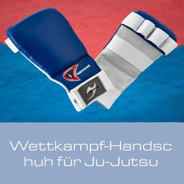 Накидки для рук бойових мистецтв Ju-Sports для джиу-джитсу червоного кольору - високоякісні, міцні накидки для змагань для дорослих та дітей із застібкою на липучці, оптимальна фіксація, розмір S, синій