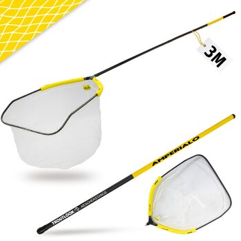 Професійний комплект підсаків для форелі - ручка підсака Amperialo, різна довжина, 2,0 метри