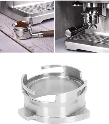 Лійка для дозування Demeras без рук, лійка для дозування кавового порошку з нержавіючої сталі Уникайте відходів для офісу