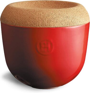 Горщик для часнику Emile Henry EH348763, керамічний, 14,6 x 14,6 x 13,4 см, керамічний, Grand Cru, 14,6 x 14,6 x 13,4 см