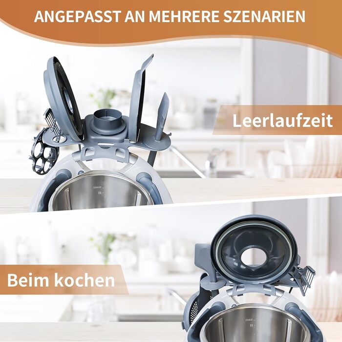 Тримач для аксесуарів Thermomix, Підходить для TM5 і TM6, Місце для 9 аксесуарів, Полиця для кухонного комбайна Зберігання аксесуарів