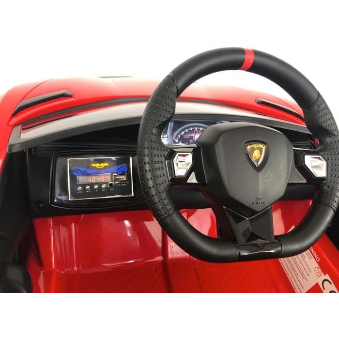 Дитячий електромобіль Lamborghini Aventador - Ліцензійний - RC, 2.4 Ghz пульт дистанційного керування - Дитячий автомобіль - плавн