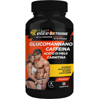 Італійська добавка для спалювання жиру Elite Extreme, 60 капсул, термогенна, для схуднення, дренажна, енергізуюча, детоксикуюча, стимулює ментальні здібності