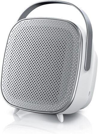 Керамічний вентилятор-обігрівач для ванної кімнати - Енергозберігаючий та тихий - Швидкий нагрів з контролем температури - 2 режими нагріву - з термостатом - Захист від перегріву - GS A Білий