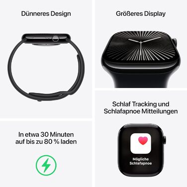 Розумний годинник Apple Watch Series 10 (GPS Cellular 42 мм) з корпусом з натурального титану та спортивним ремінцем кольору кам&39яного сірого (M/L). Фітнес-трекер, додаток ЕКГ, завжди ввімкнений дисплей Retina, водонепроникний. Спортивний ремінець, корп
