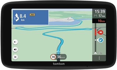 Навігаційний пристрій TomTom Car Sat Nav GO Classic Lite (6 дюймів, TomTom Traffic, оновлення карт Європи, оновлення через Wi-Fi, інтегроване, двостороннє кріплення) 6-дюймовий Lite
