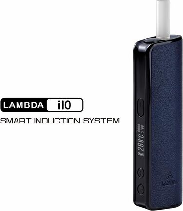 Пристрій без нагрівання, безконтактний електромагнітний індукційний нагрівач, OLED 3200 мАг, регульований час і температура нагрівання, не потребує очищення (темно-синій), 10 HNB