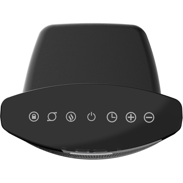 Керамічний настільний обігрівач Lasko CD12950 для побутового використання з тумблером, блокуванням від дітей, цифровим дисплеєм, т