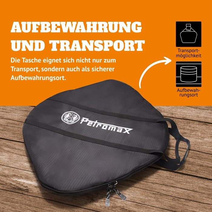 Сумка Relags Petromax для вогнища FS56, чорна, один розмір, 402428