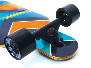 Лонгборд Schildkröt Freeride Cool Chimp 41" 9-шаровий клен drop-through ABEC-11 PU колеса 70x51 мм 88A повний компліт для фрірайду високих швидкостей німецький бренд понад 100 років оригінал 2025