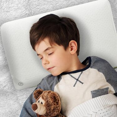 Дитяча подушка SAMPUR мікроперфорована піна з пам'яттю гіпоалергенний чохол, який можна прати