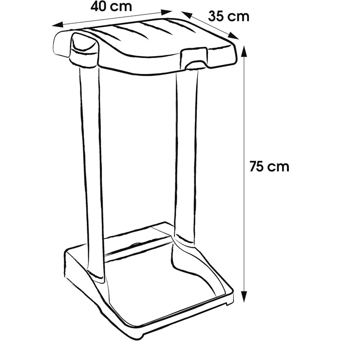 Підставка для сміттєвих контейнерів keeeper system з інтегрованим відсіком для зберігання, 60-120 л, Ole, сріблястий