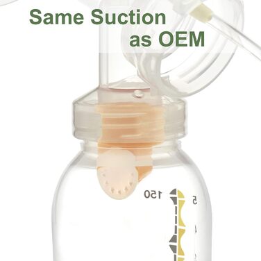 Цільна підтримка грудей з клапаном і мембраною для молоковідсмоктувачів Medela виробництва Maymom (щиток для грудей 15 мм (діаметр