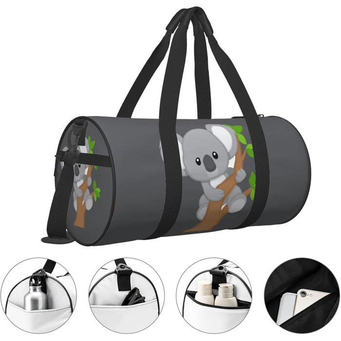 Дорожня сумка-мішок з милим коалою, унісекс, спортивна сумка