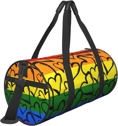 Спортивна дорожня сумка з дизайном веселки прайду, унісекс для чоловіків та жінок, сумка-мішок для тренувань