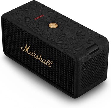 Бездротова портативна Bluetooth-колонка Marshall Middleton, понад 20 годин автономної роботи, водонепроникність IP67 - чорний і ла
