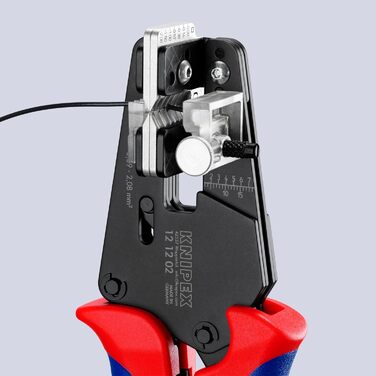 Прецизійні кліщі для зняття ізоляції KNIPEX з контурними ножами, 12 12 02