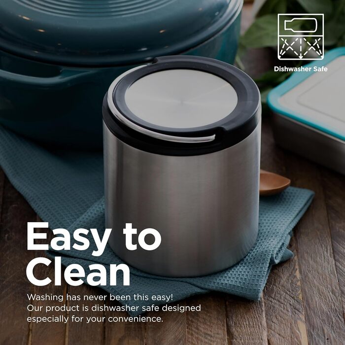 Термос для їжі Klean Kanteen TK Food Canister VI, 946 мл, нержавіюча сталь, полірована. Подвійні стінки з вакуумною ізоляцією. Зберігає тепло до 11 годин (49-88 C) та холод до 25 годин (0-13 C). Герметичний, не містить BPA. Розміри 15,3x13,5 см.