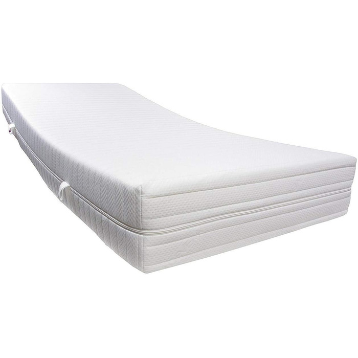 Матрац Dibapur R45H6 з холодної піни, дуже жорсткий, приблизно до 200 кг, чохол з подвійного трикотажу, загальна висота приблизно 25 см (90 x 200 см)