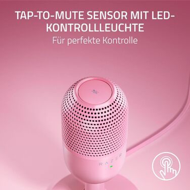 Ультракомпактний USB-мікрофон (14-мм суперкардіоїдний конденсаторний мікрофон, датчик вимкнення/включення зі світлодіодним індикат