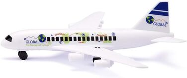 Набір для аеропорту, Метал/Пластик, Білий, Включає авіалайнер, кейтерінговий автомобіль, причіп з пасажирськими сходами, тягач для аеропорту, багажний причіп та 5-метрову стрічку для злітно-посадкової смуги, 6312