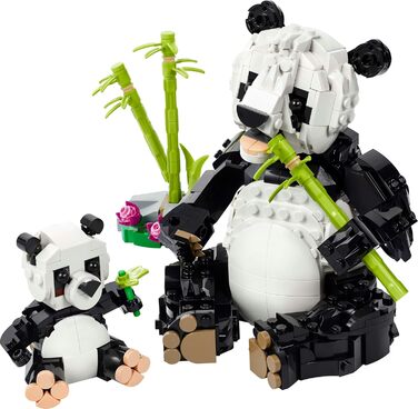 Конструктор LEGO Creator 3-in-1 Wild Animals: Panda Family 31165, 626 деталей, дикі тварини