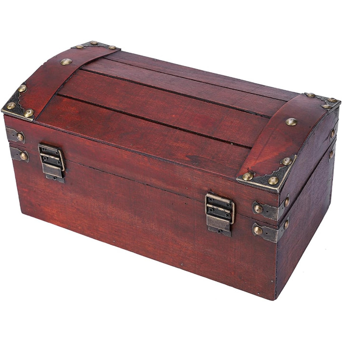 Виготовлена вручну вінтажна дерев&39яна скринька для зберігання колекцій предметів мистецтва та ремесел. Вишукана скринька для ювелірних виробів для дизайну інтер&39єру (S) casual