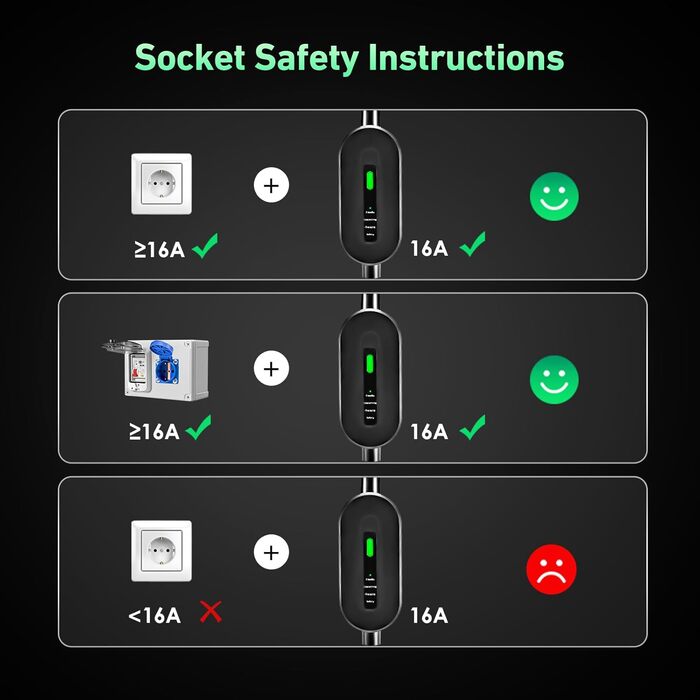 Зарядний кабель електромобіля тип 2 Schuko 16A, зарядний кабель тип 2 Schuko 3.68kw, зарядний кабель E car, зарядний кабель тип 2