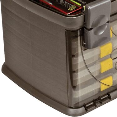 Ящик для снастей Plano 137401 від Rack System 3700, різнокольоровий, 40,6 x 30,5 x 43,8 см, 2,7 кг, графіт/пісковик, один розмір, Stowaway Rack System Pro