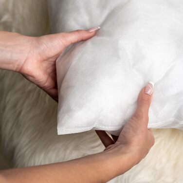 Подушки Bodyprotect 80 x 80 см, комплект з 2 шт. , подушки Ecoline з нетканого спанбонду, комплект постільної білизни подвійного розміру зі 100 мікрофібри, можна прати, білий колір