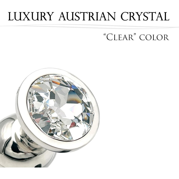 Набір анальних плагів Aclouddate, з кристалом