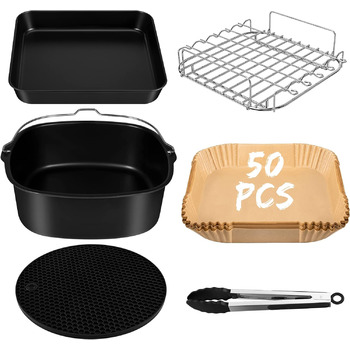 Аксесуар для фритюрниці з гарячим повітрям підходить лише для фритюрниць COSORI 5.5 л, xxl 5.5 літрів квадратних xl з гарячим повітрям