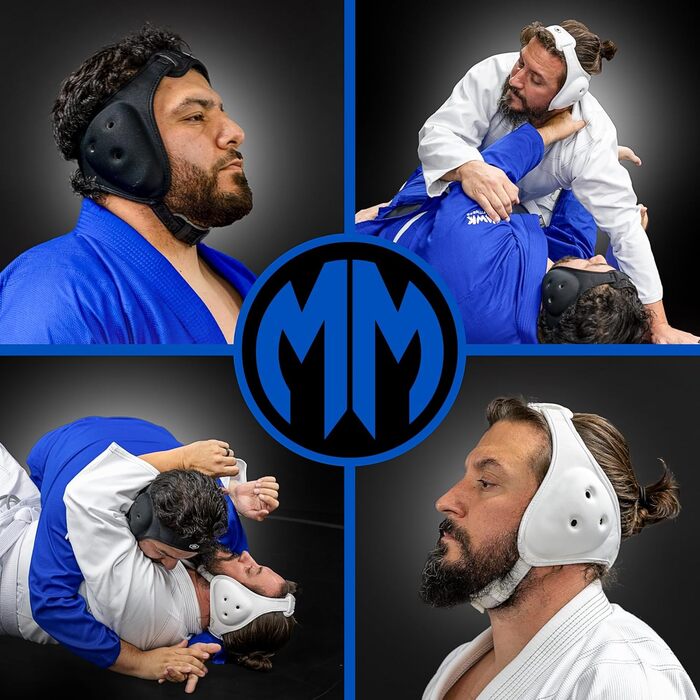 Накладки на вуха для боротьби Matman Ultra Soft, регульовані, для дітей та дорослих, червоні