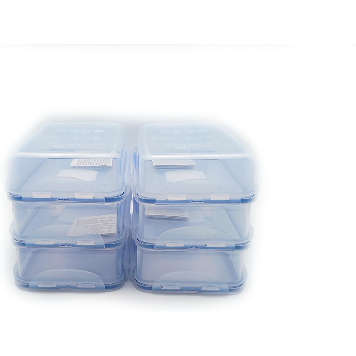 Контейнери для зберігання продуктів Lock & Lock, герметичні, прямокутні, приблизно 770 мл, 6 шт. 1