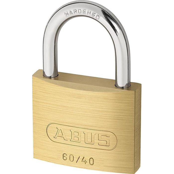 Замок навісний ABUS 20035 AB60/40, золотистий, дужка 60/40 мм / 1,57 дюйма, стандартний