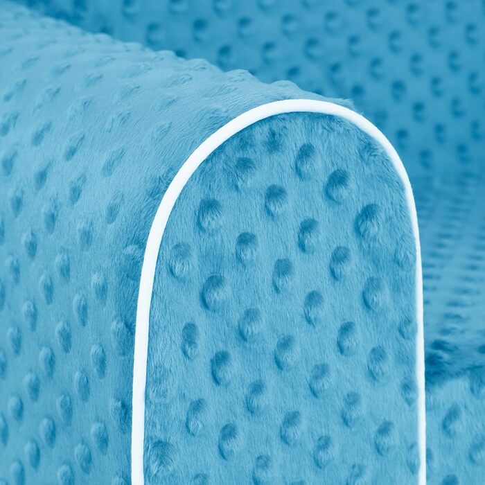 Дитяче крісло від 2 років - Дитяче крісло - Дитяче крісло зі знімним та пральним чохлом - Міні-диван для дівчаток та хлопчиків - Зручне маленьке крісло для дитячих кімнат - Синє