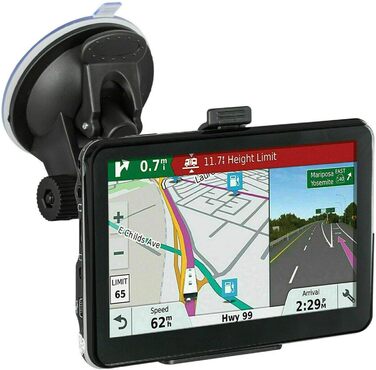 Автомобільні навігаційні пристрої Riloer Портативний автомобільний GPS-навігатор, 7-дюймовий для вантажівок, ємнісний сенсорний екран HD-карта FM, 3D-консоль автомобіля, Європи та інформація про дорожній рух у режимі реального часу